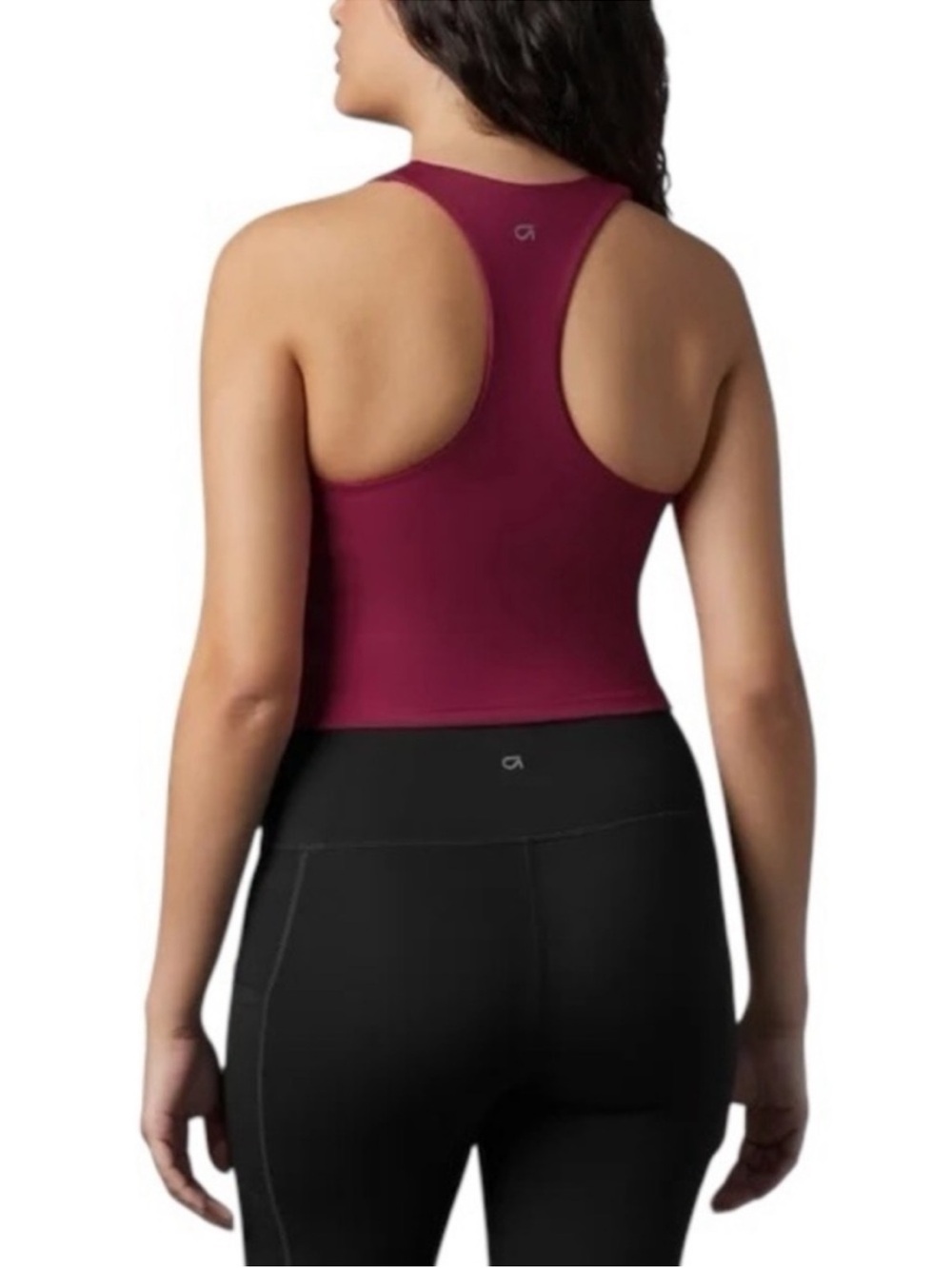 ☀️GapFit Crop Active Racerback Tank Red Size Large - Picture 2 of 9